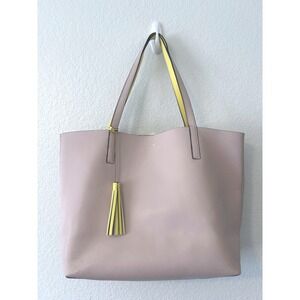 Kate Spade Lakeland Drive Marina Reversible Pebbled Leather Pink Yellow Bag